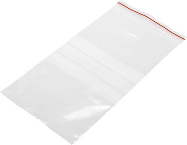 Simítózáras tasak, 100 x 200 mm, Tru Components