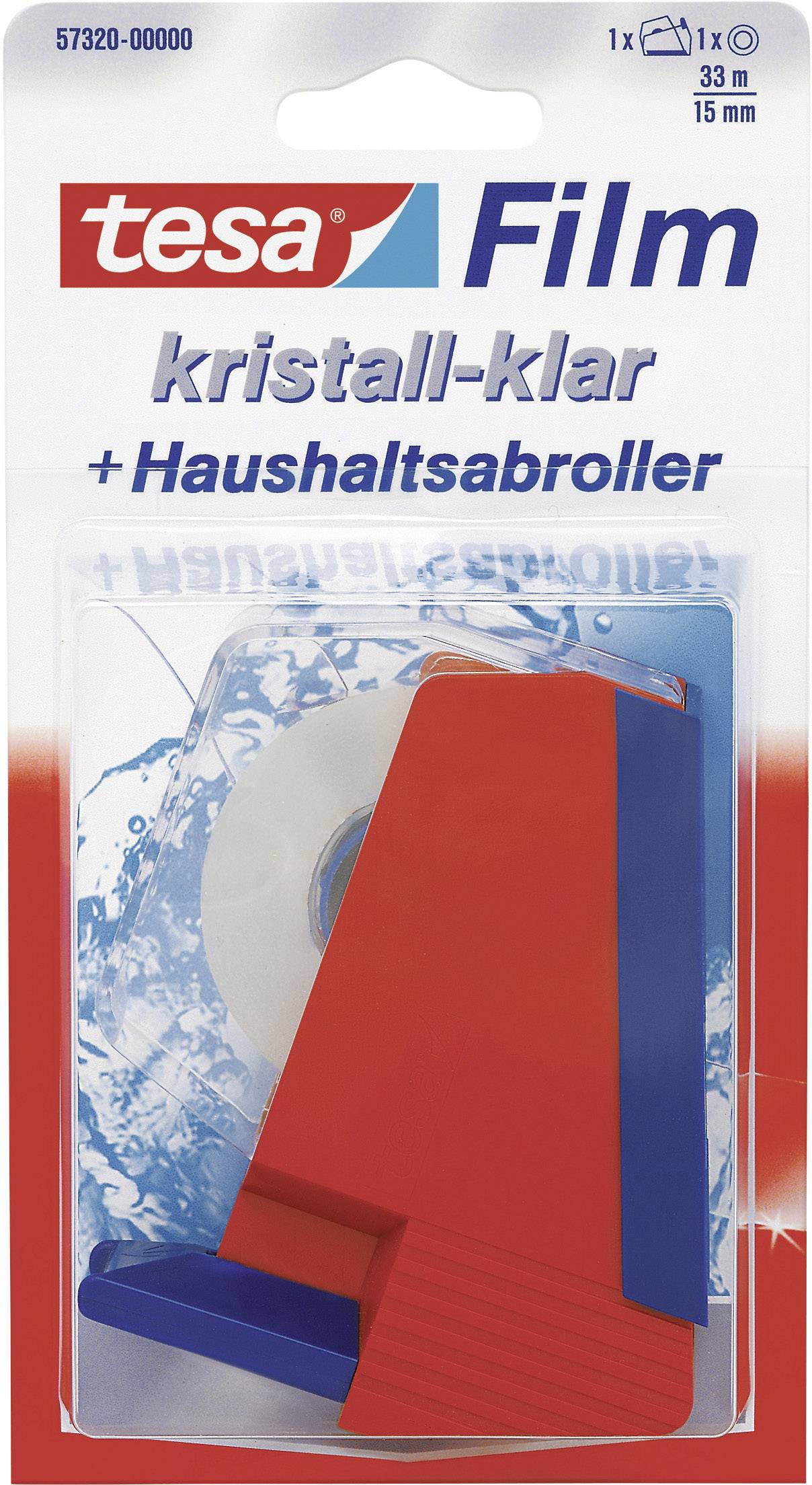 Kristálytiszta ragasztószalag Tesafilm Crystal Clear 33 m x 15 mm, TESA