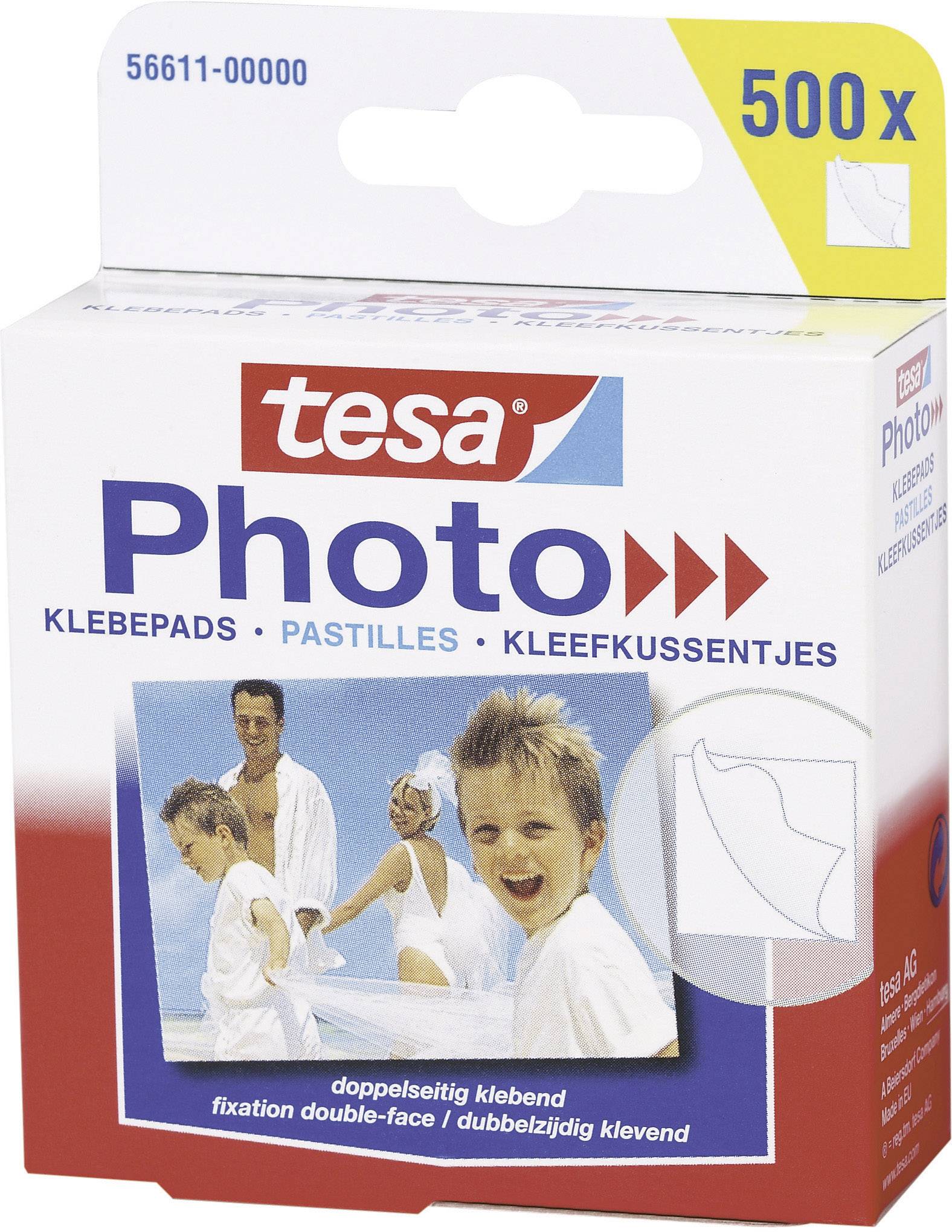 Fénykép ragasztólap Tesa® Photo Mounts 500 db fehér TESA 56611