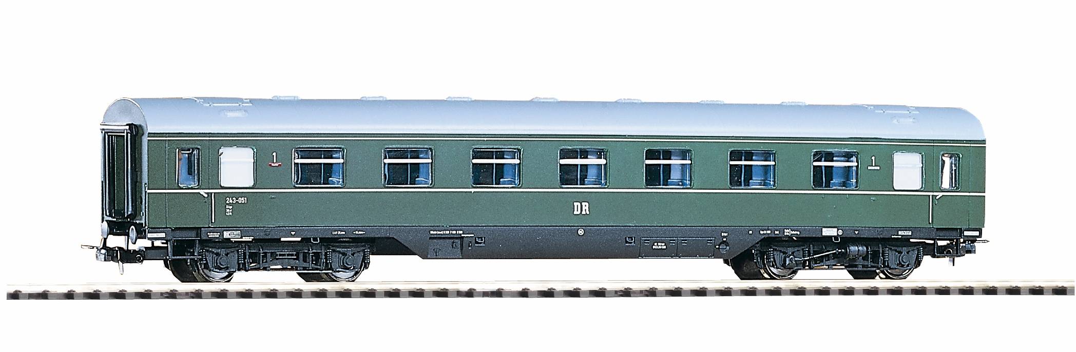 Piko H0 53240 H0 korszerűsítési autó 1. osztályú A4ge a DR korszak kötényével III