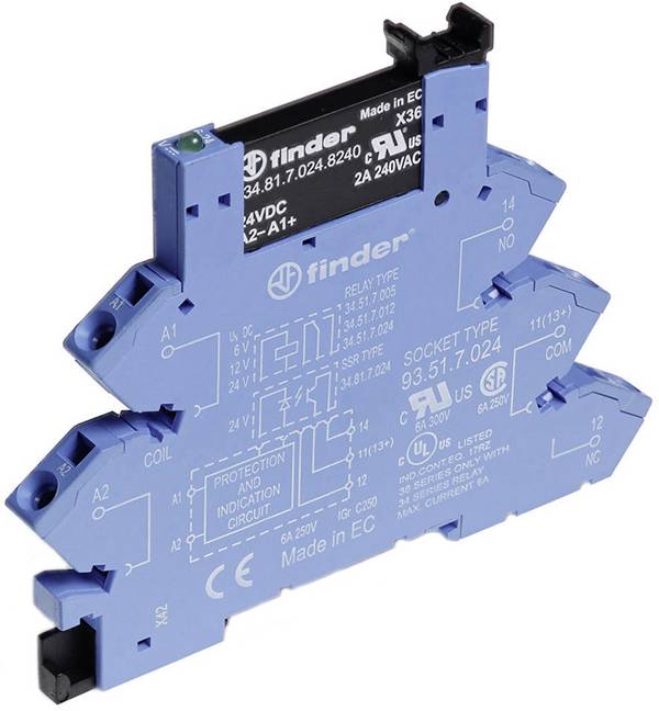 Finder Félvezető relé 38.91.7.024.8240-10 2 A Kapcsolási feszültség (max.): 240 V/AC  1 db