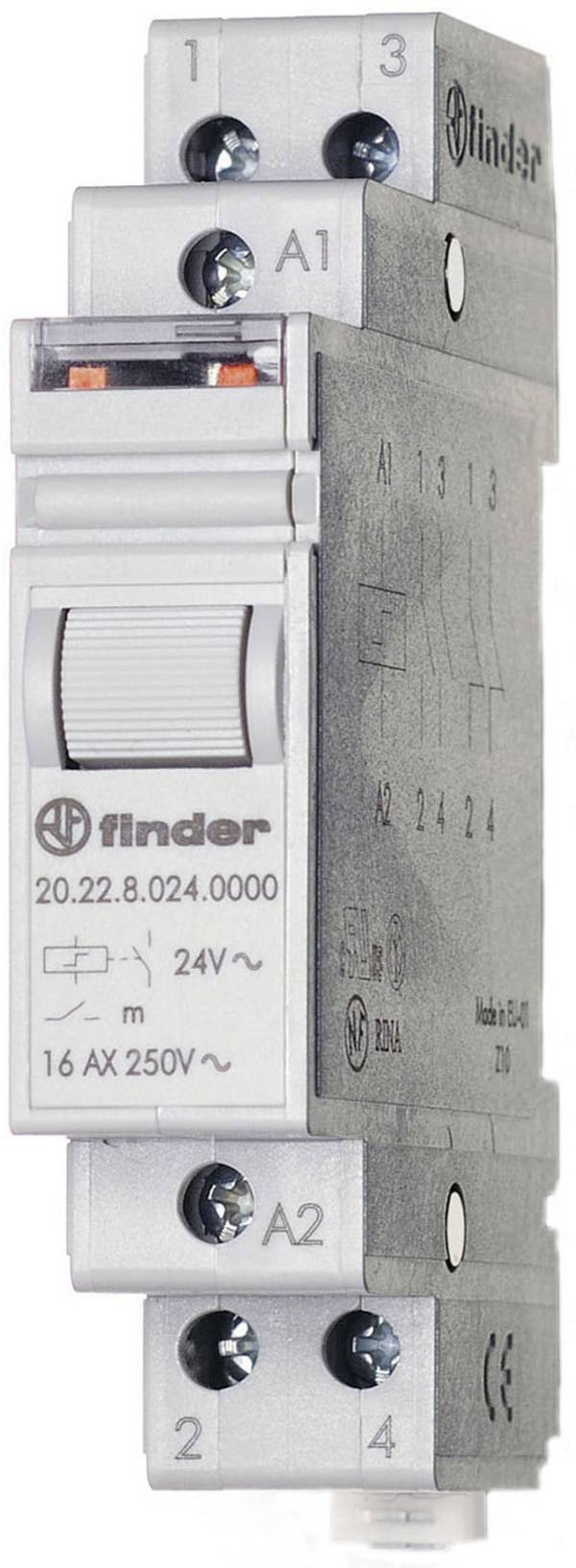 Impulzus relé 2z 12 VDC 16 A sorozat 20