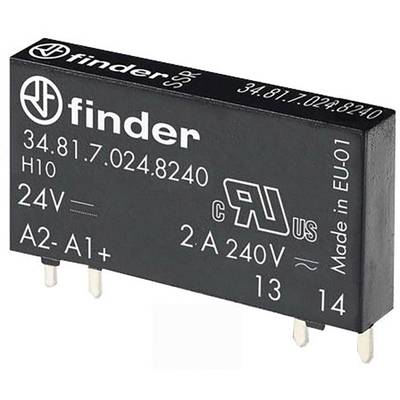 Finder Félvezető relé 34.81.7.024.8240-20  Kapcsolási feszültség (max.): 275 V/AC Nullfeszültség kapcsoló 20 db