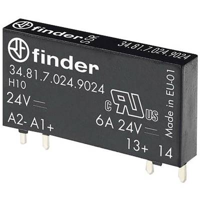 Finder Félvezető relé 34.81.7.024.9024-20  Kapcsolási feszültség (max.): 33 V/DC Azonnal kapcsoló 20 db