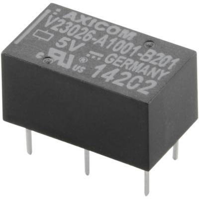 Miniatűr relé, monostabil, 12 V/DC 1 váltó 1 A 150 V/DC/125 V/AC 60 VA, TE Connectivity V23026-A1002-B201