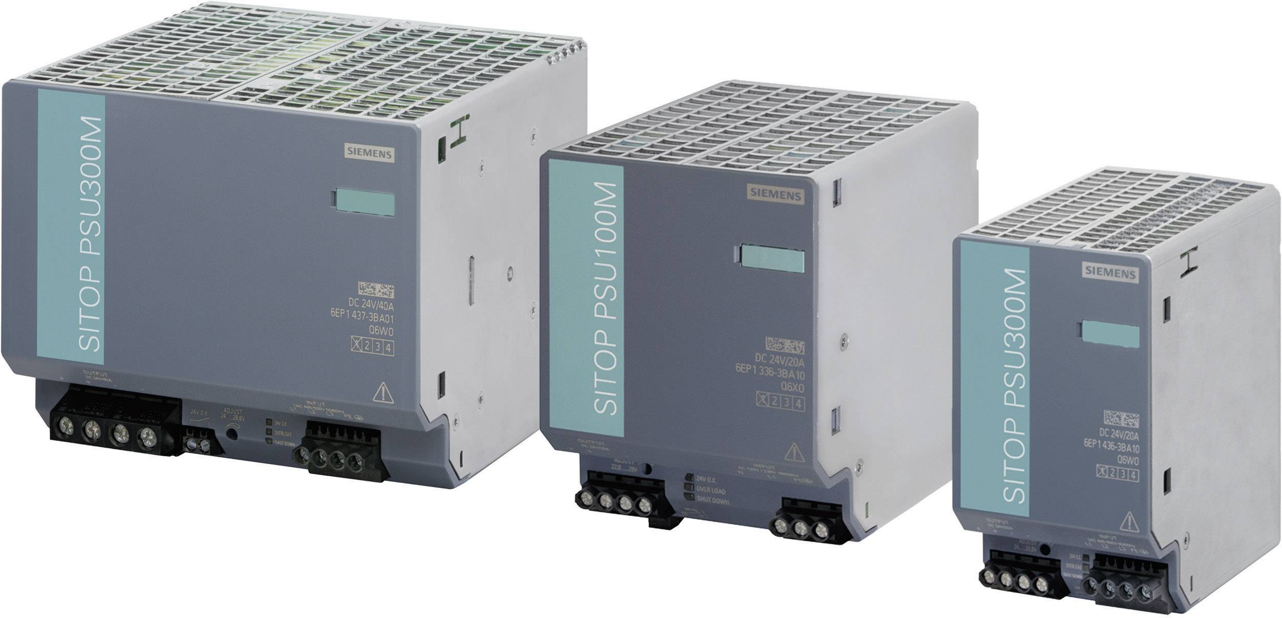 Siemens 6EP13333BA10 Kalapsínes tápegység 24 V/DC 5 A 120 W Kimenetek száma:1 x Tartalom, tartalmi egységek rendelésenként 1 db