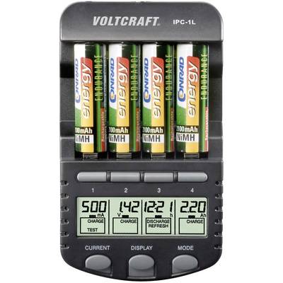 Voltcraft IPC-1L Akkutöltő és akku regeneráló + 8 db Endurance ceruzaakku-4