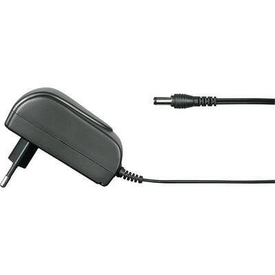 Hálózati adapter, fix feszültségű dugasztápegység, 5.5/2.1 adapter dugóval 12 V/DC 1500 mA 18W Voltcraft FPPS 12-18W-0