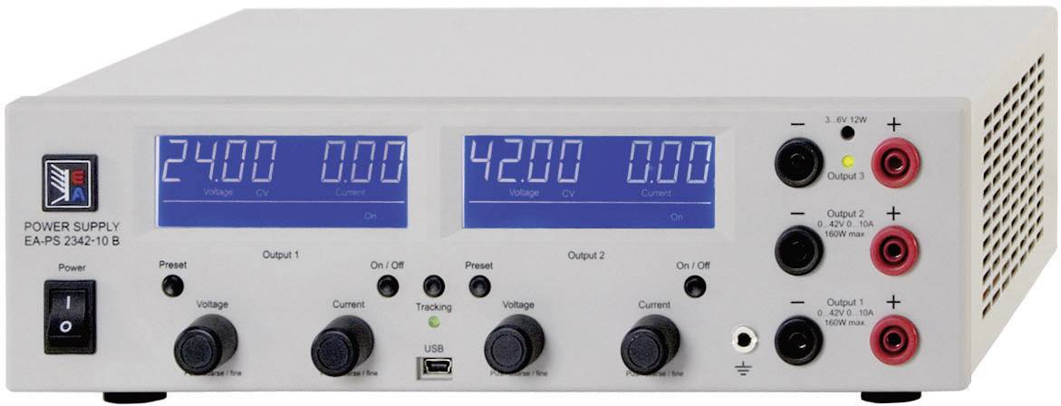Szabályozható labortápegység 0 - 42 V/DC 0 - 6 A 212 W, EA Elektro Automatik PS 2342-06B