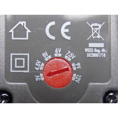Univerzális hálózati adapter, dugasztápegység, külföldi konnektorokhoz 3 - 12 V/DC 600 mA 7.2 W Voltcraft SPS12-7W-1