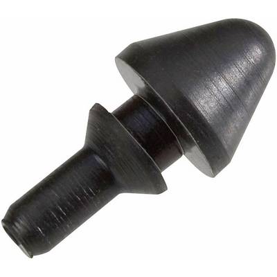 Furatba nyomható műszerláb, kerek Ø 8 x 16,7 mm, fekete, PB Fastener 1281-01