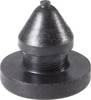 Furatba nyomható műszerláb, kerek Ø 9 x 8,6 mm, fekete, PB Fastener 1308-01