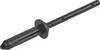 PB Fastener 301-9117-1010 Szegecs Lyuk Ø 4 mm PA 6.6/POM Fekete 1 db