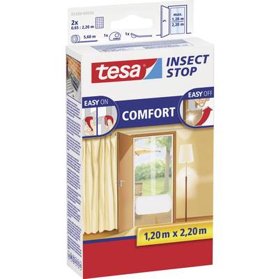 TESA® COMFORT szúnyogháló ajtóra, 2,2 x 1,3 m, fehér