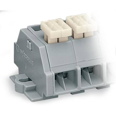 WAGO 261-252/332-000 Sorkapocs 10 mm Rugó Kiosztás: L Szürke 100 db