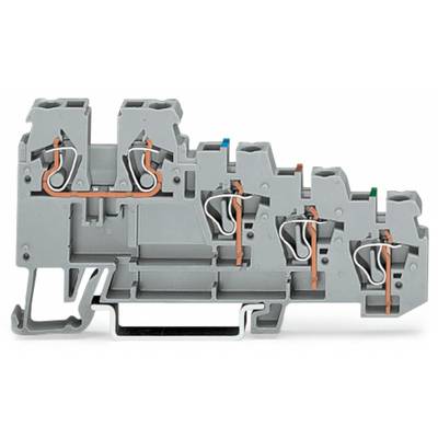 WAGO 270-570 Initator kapocs 5 mm Rugó Kiosztás: L Szürke 50 db