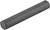 Egy szürke, hengeres grafitrúd fehér háttér előtt.