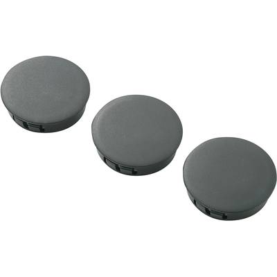 Lyuklezáró dugó, poliamid, fekete, TRU COMPONENTS TC-HPR-38203