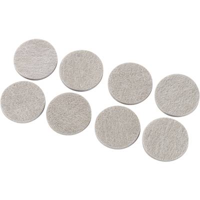 Filc műszerláb készlet, 38 x 5 mm, 8 db, szürke, Tru Components