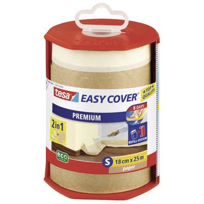 Tesa maszkolószalag, fedő, festőszalag 25 m x 180 mm barna színű tesa Easy Cover® Premium Papier 56767