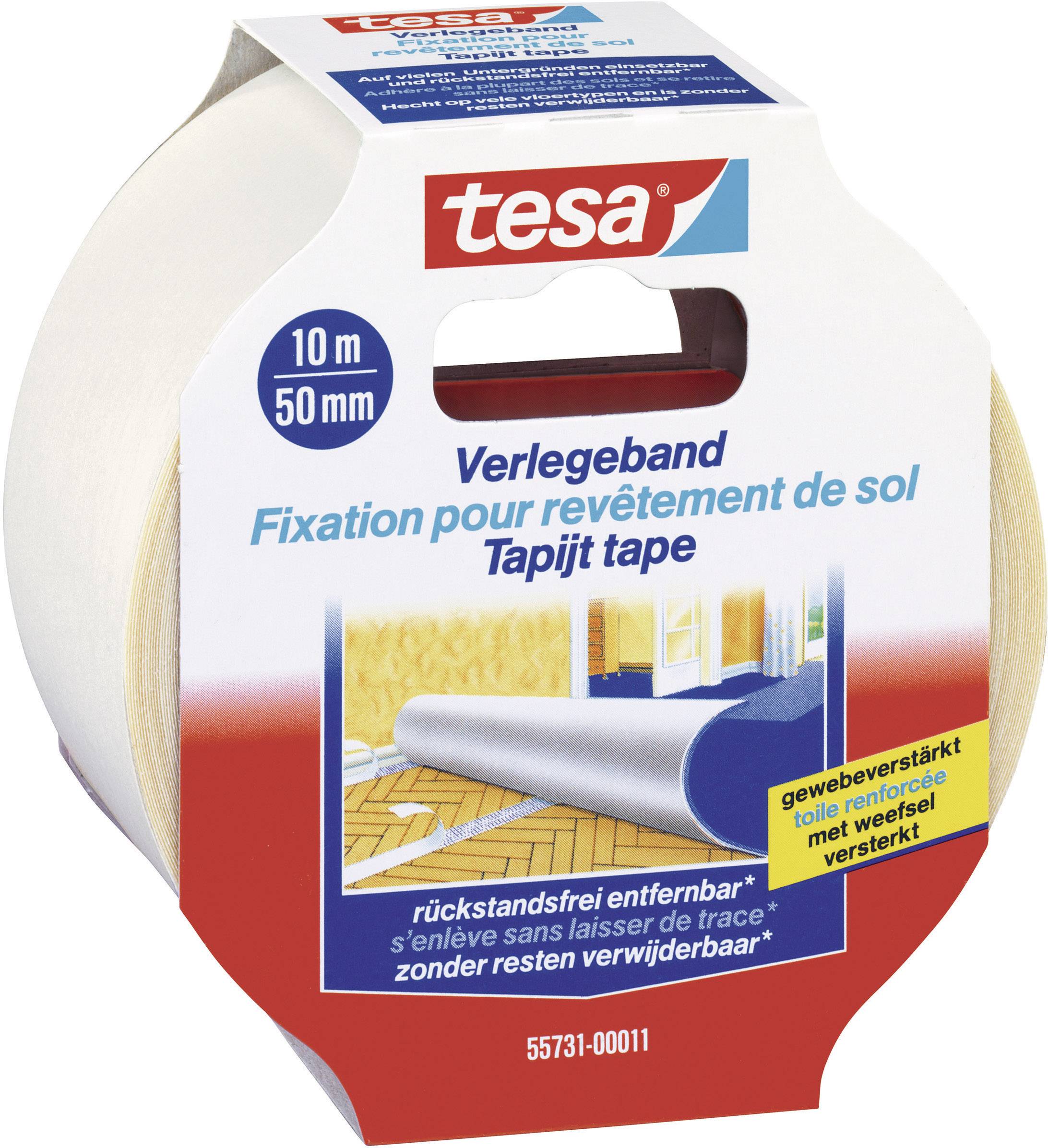 Kétoldalú ragasztószalag 10m x 50 mm Tesa® 55731
