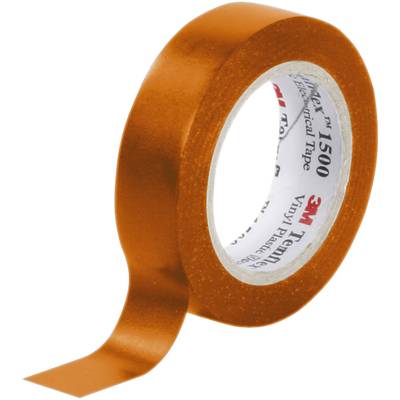 PVC elektromos szigetelőszalag, 10 m x 15 mm, narancs, 3M Temflex 1500-0