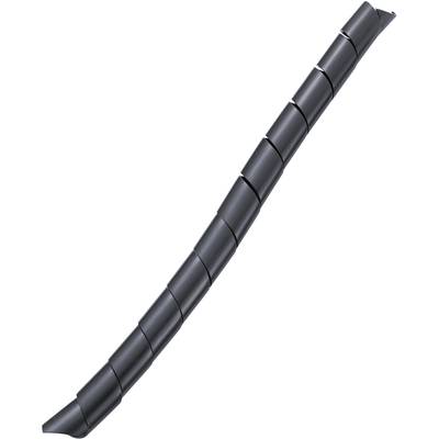 Spirál kábelvédő 12 - 35 mm, fekete, TRU COMPONENTS TC-KSPR15BK203 méteráru