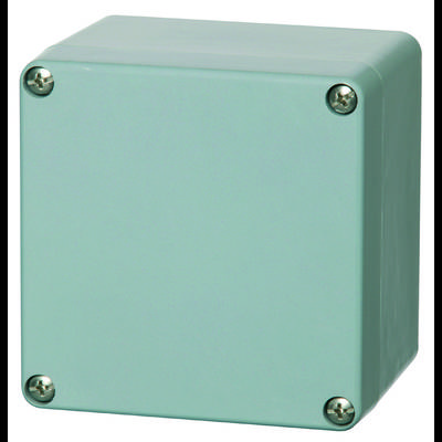 Fibox poliészter dobozok P 121209 poliészter (H x Sz x Ma) 120 x 122 x 90 mm, ezüstszürke (RAL 7001)
