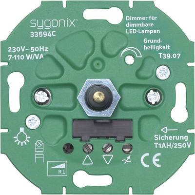 Fali dimmer betét LED-es lámpákhoz, 3-35 W, Sygonix SX.11 33594C