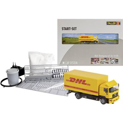 Faller 161607 MAN LKW DHL Car rendszer H0 Kezdőkészlet
