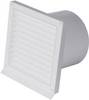 Ventilátor fedél, visszatorlódás gátló szeleppel, műanyag, alkalmas a 10 cm átmérőjű csőhöz Wallair NW100 RSK