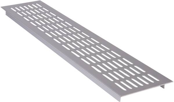Könnyűfém rács Ezüst (H x Sz x Ma) 480 x 100 x 16 mm Wallair N35847