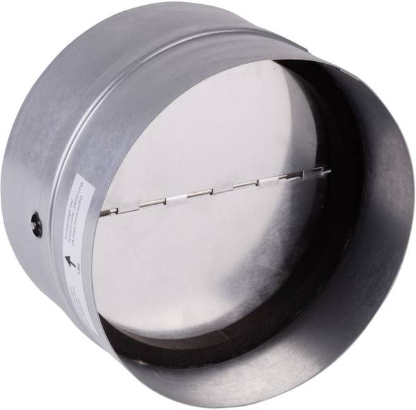 Visszacsapószelep tömítőgumival, horganyzott, 12,5 cm-es csőátmérőhöz, Wallair N35984