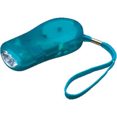 LED-es dinamós lámpa, kék, Ampercell Klick-Klack 04997