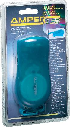 LED-es dinamós lámpa, kék, Ampercell Klick-Klack 04997-2
