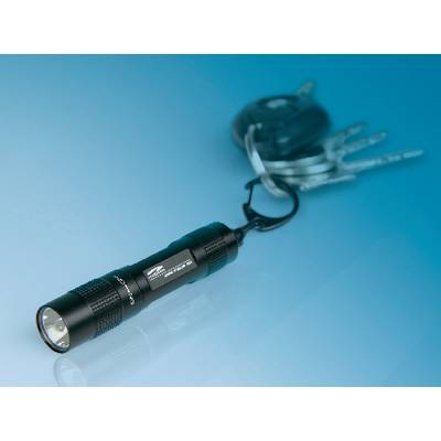 LED-es kulcstartós zseblámpa, 1,5 óra, 26 g, fekete, LiteXpress Mini-Palm 101 LX403071