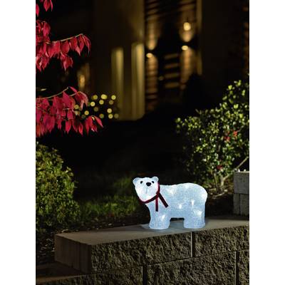 Kültéri LED-es akril figura, jegesmedve, Konstsmide 6124-203