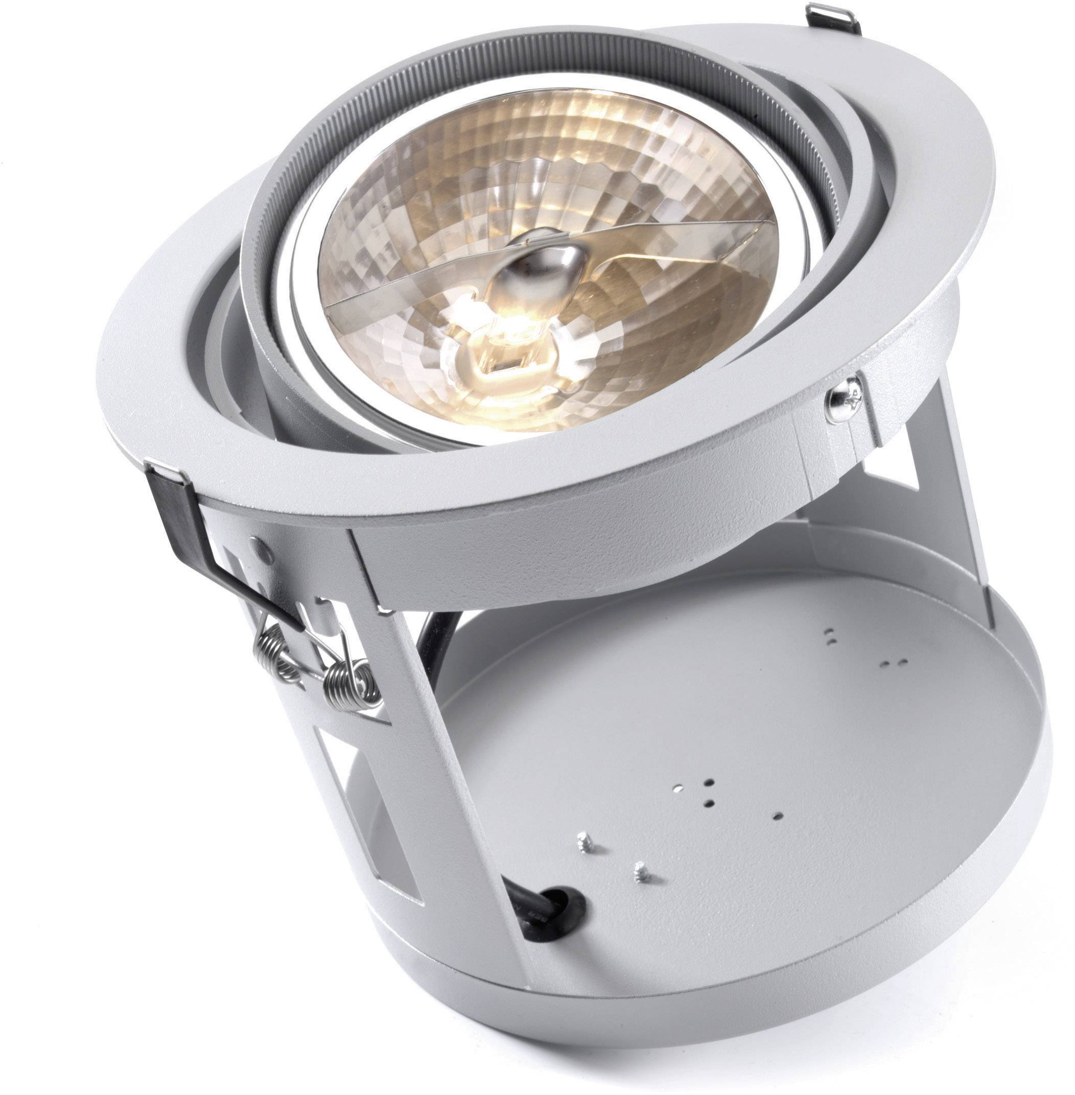 Downlight, 1 x 100 W, szürke, Sygonix Bari 34647R-3