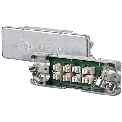 Metz Connect 130863-E Elosztó doboz hajlékony: - merev: 0.128-0.325 mm² Pólusszám: 8 1 db Ezüst