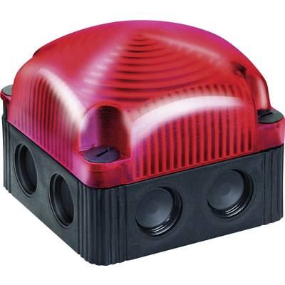 LED-es folyamatos fényű jelzőlámpa, piros, 24 V/DC, Werma Signaltechnik 853.100.55