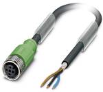 Sensor/Actuator cable SAC-3P- 1,5-PUR/M12FS SH