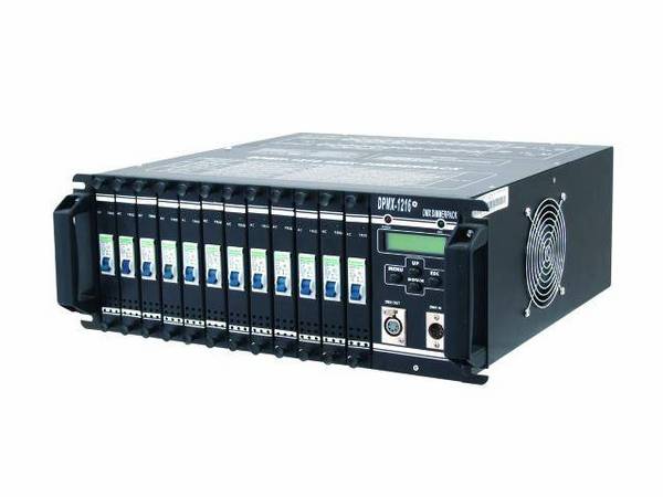 Eurolite DPMX-1216 DMX dimmer 12 csatornás 19 collos kivitel
