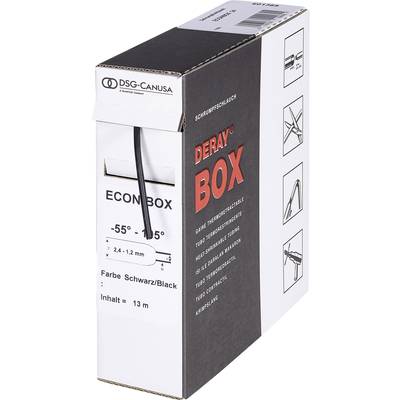 Adagoló doboz, DERAY® - I 3000Ø (zsugorodás előtt/után): 9.5 mm/3 mm, zsugorodási arány 3:15 m, fekete