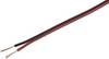 TRU COMPONENTS 1565746 Hangszóró kábel 2 x 0.8 mm² Piros, Fekete 100 m