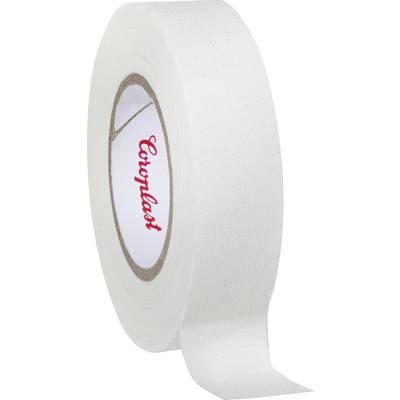 Egy fehér ragasztószalag tekercs, amelynek belső felületén piros 'Europlast' felirat látható, bal oldalon a kép szélén elvágva.