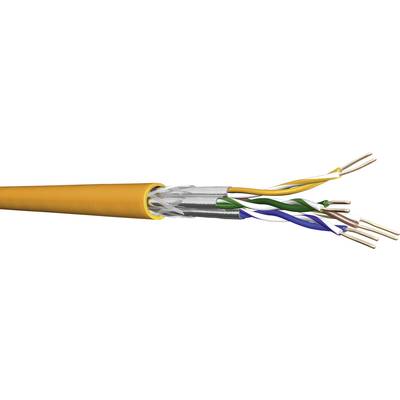 DRAKA 1001036-00250DW Hálózati kábel CAT 7 S/FTP 4 x 2 x 0.25 mm² Narancs méteráru