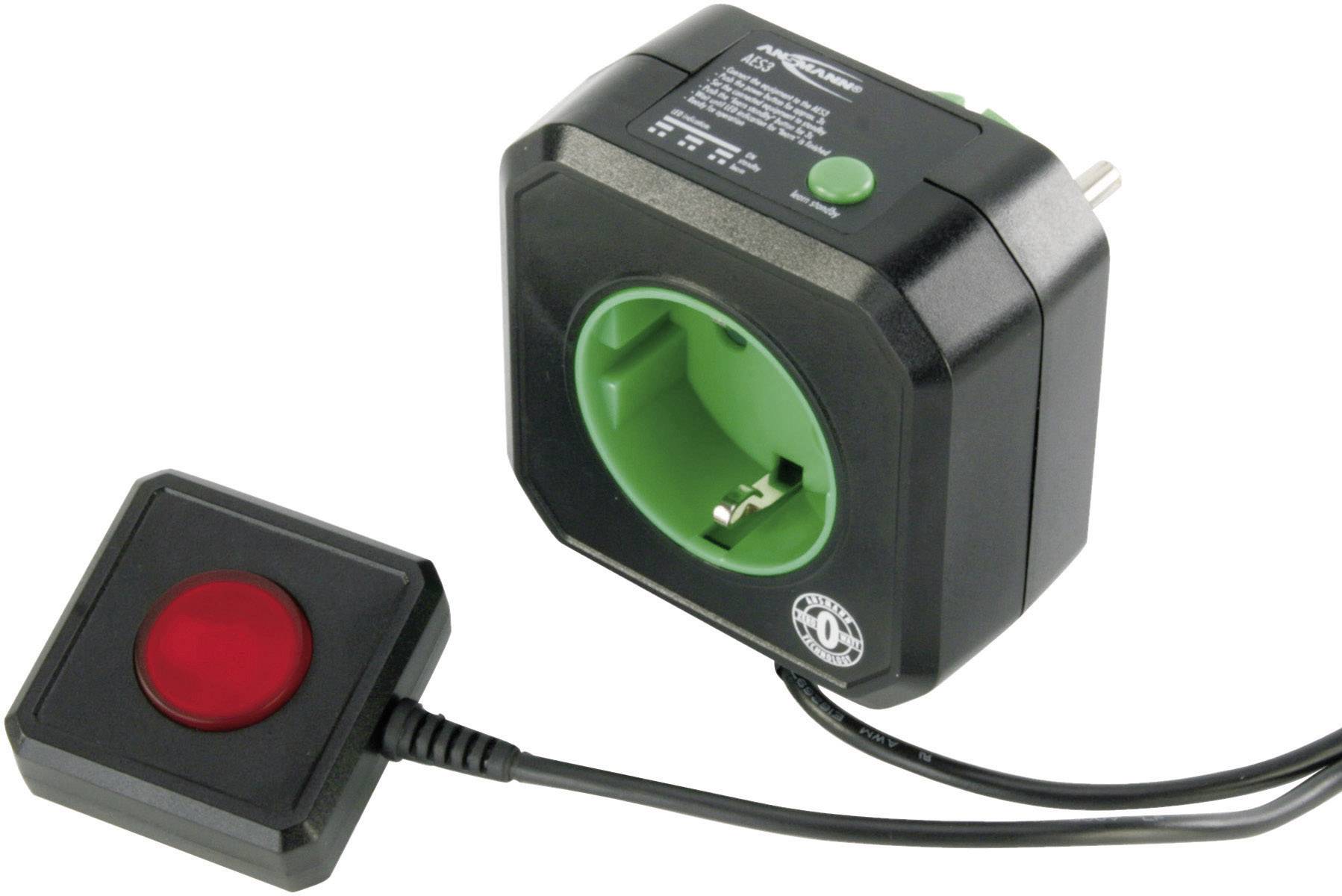 Konnektorba dugható kapcsolós aljzat kivezetett kapcsolóval, StandBy