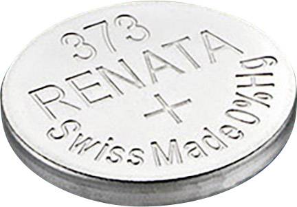 373 gombelem, ezüstoxid, 1,55V, 29 mAh, Renata SR916SW, SR68, SR916, V373, D373, 617, WA, 280‑45, SB‑AJ, SB‑DJ