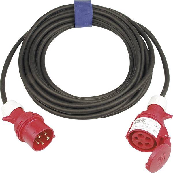SIROX 362.425 Áram Hosszabbítókábel  16 A Fekete 25 m H07RN-F 5G 1,5 mm²