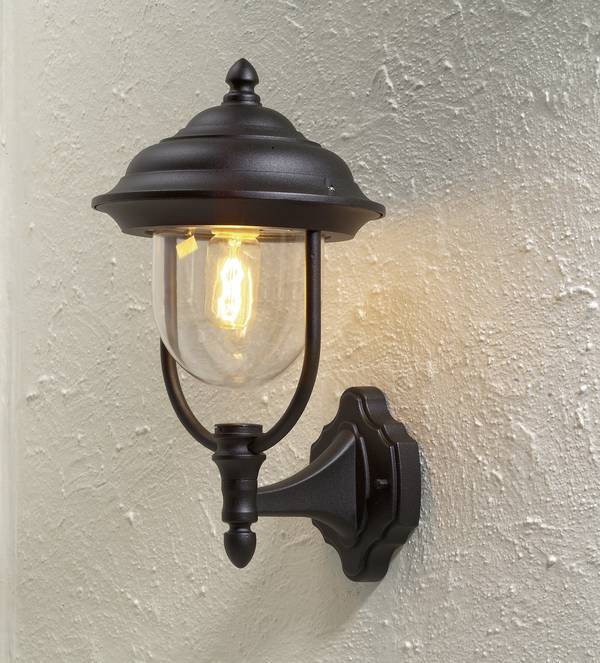 Konstsmide Parma 7223-750 Kültéri fali lámpa  Energiatakarékos lámpa, LED E27 75 W Fekete